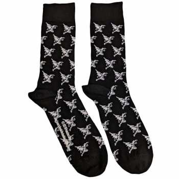 Merch Black Sabbath: Chaussettes à la cheville Demon Pattern