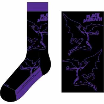 Merch Black Sabbath: Chaussettes à la cheville Logo Black Sabbath & Demon