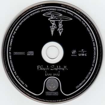 2CD Black Sabbath: Live Evil DLX