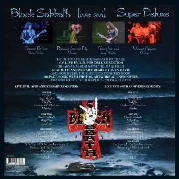 4LP/Coffret Black Sabbath: Live Evil Super Deluxe DLX