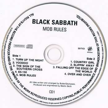2CD Black Sabbath: Mob Rules DLX