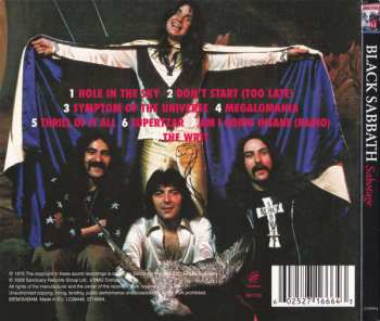 CD Black Sabbath: Sabotage DIGI
