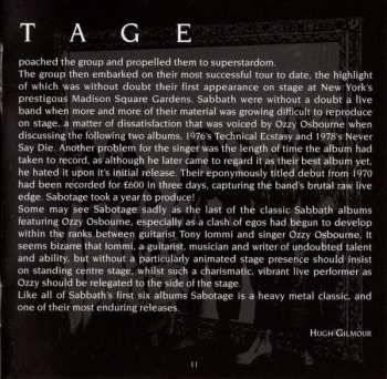 CD Black Sabbath: Sabotage
