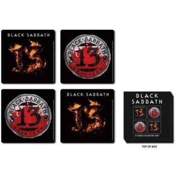 Merch Black Sabbath: Un jeu de sous-verres 13