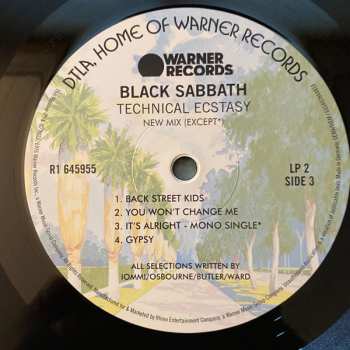 5LP/Coffret Black Sabbath: Technical Ecstasy Super Deluxe DLX