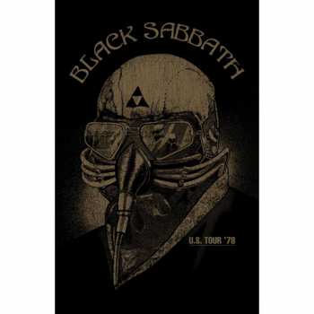 Merch Black Sabbath: Poster textile Us Tour '78
