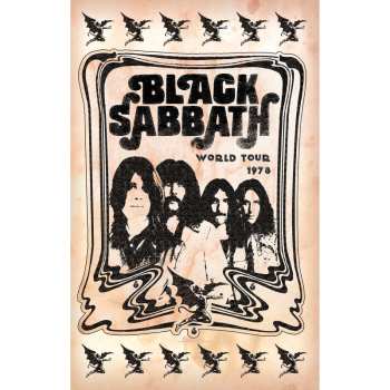 Merch Black Sabbath: Poster textile World Tour 1978