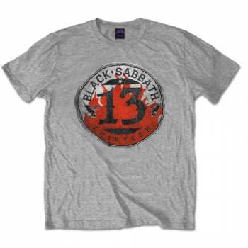 Merch Black Sabbath: T-shirt 13 Flame Circle 