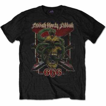 Merch Black Sabbath: T-shirt Bloody Sabbath 666 
