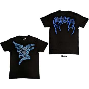 Marchandises Black Sabbath: Black Sabbath Unisex T-shirt: Lightning Henry (back Print) (small) S