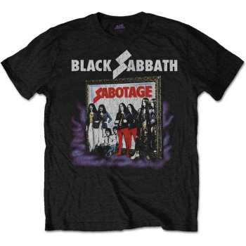 Merch Black Sabbath: T-shirt Sabotage Vintage 