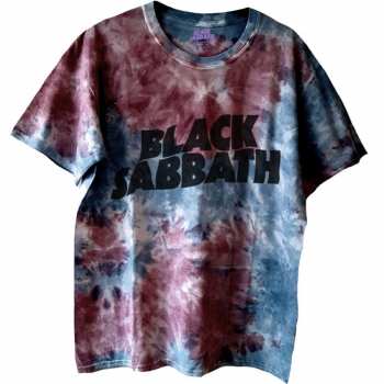 Marchandises Black Sabbath: Tričko Wavy Logo Black Sabbath  S