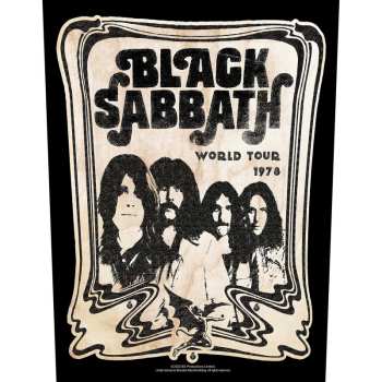 Merch Black Sabbath: Décoration arrière World Tour 1978