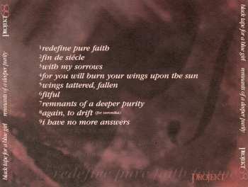 CD black tape for a blue girl: Remnants Of A Deeper Purity