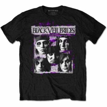 Marchandises Black Veil Brides: Tričko Grunge Faces  S