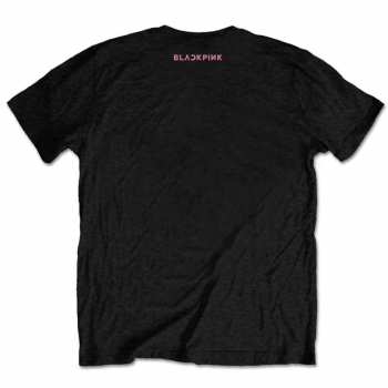Marchandises BLACKPINK: Blackpink Unisex T-shirt: Born Pink (back Print) (small) S