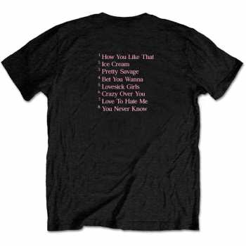 Marchandises BLACKPINK: Tričko The Album Track List  S