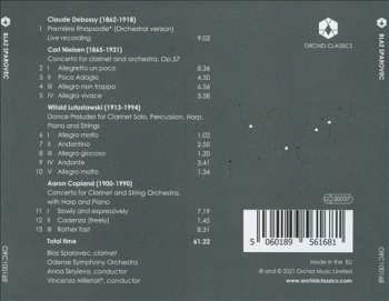 CD Odense Symfoniorkester: Debussy, Nielsen, Lutoslawski, Copland