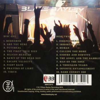 2CD Blaze Bayley: Live In France