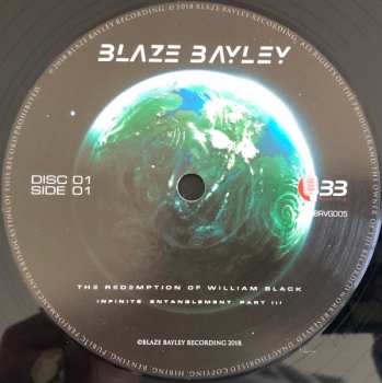 2LP Blaze Bayley: The Redemption of William Black (Infinite Entanglement Part III) LTD