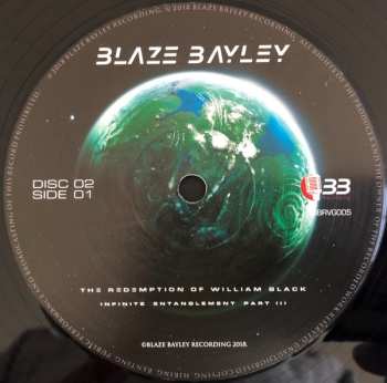 2LP Blaze Bayley: The Redemption of William Black (Infinite Entanglement Part III) LTD