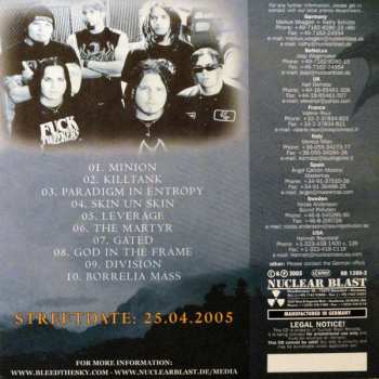 CD Bleed The Sky: Paradigm In Entropy