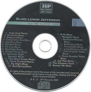 4CD/Coffret Blind Lemon Jefferson: The Complete 94 Classic Sides Remastered