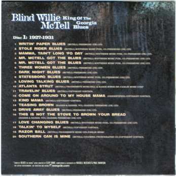 6CD/Coffret Blind Willie McTell: King Of The Georgia Blues