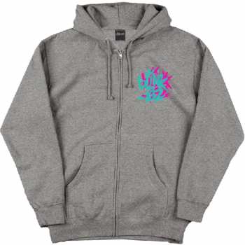 Merch Blink-182: Sweatshirt avec fermeture éclair Double Six Arrow Smiley 