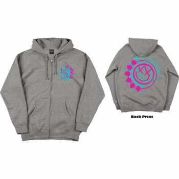 Marchandises Blink-182: Mikina Se Zipem Double Six Arrow Smiley  XL