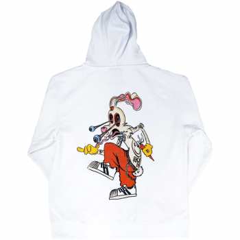 Marchandises Blink-182: Blink-182 Unisex Zipped Hoodie: Roger Rabbit (back Print) (small) S