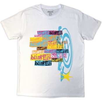 Merch Blink-182: T-shirt Multi Stacked Logo Blink-182