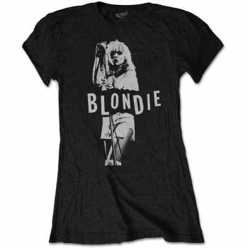 Merch Blondie: Femmes T-shirt Mic. Stand