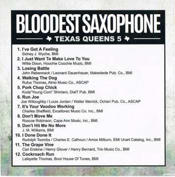 CD Bloodest Saxophone: Texas Queens 5