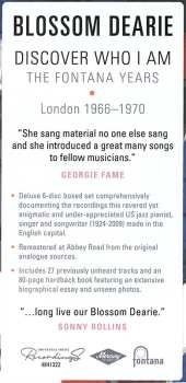 6CD/Coffret Blossom Dearie: Discover Who I Am: The Fontana Years, London 1966–1970