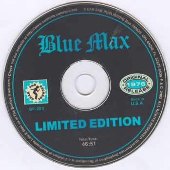 CD Blue Max: Limited Edition