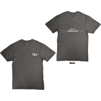 Marchandises Blur: Blur Unisex T-shirt: Pocket Blur / Parklife (charcoal Grey) (back Print) (small) S
