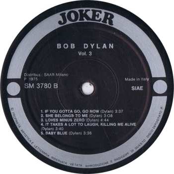 3LP/Coffret Bob Dylan: Bob Dylan