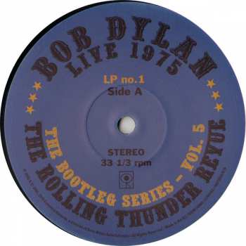 3LP/Coffret Bob Dylan: Live 1975 (The Rolling Thunder Revue)