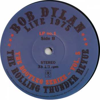 3LP/Coffret Bob Dylan: Live 1975 (The Rolling Thunder Revue)