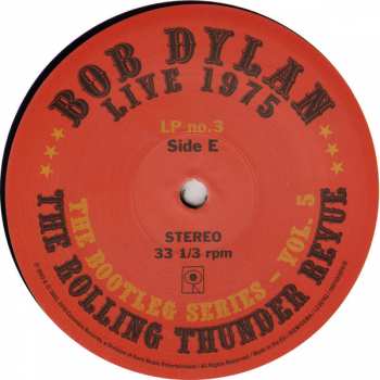 3LP/Coffret Bob Dylan: Live 1975 (The Rolling Thunder Revue)