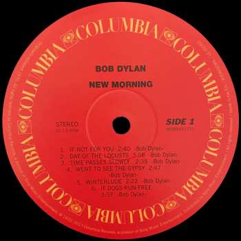 LP Bob Dylan: New Morning