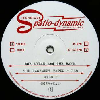 3LP/2CD/Coffret The Band: The Basement Tapes Raw (The Bootleg Series Vol. 11)