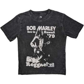 Merch Bob Marley & The Wailers: T-shirt pour enfants Hawaii Snow Wash
