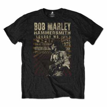 Marchandises Bob Marley & The Wailers: Tričko Hammersmith '76  S