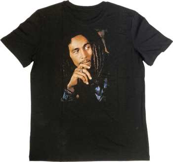 Marchandises Bob Marley & The Wailers: Bob Marley Unisex T-shirt: One Love Portrait (back Print & Embroidery) (small) S