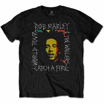 Marchandises Bob Marley & The Wailers: Tričko Rasta Scratch  S