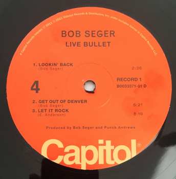 2LP Bob Seger And The Silver Bullet Band: Live Bullet