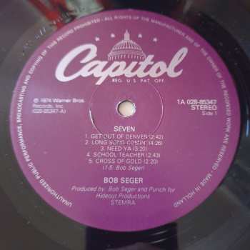 LP Bob Seger: Seven