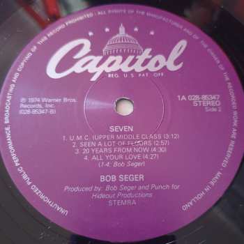 LP Bob Seger: Seven